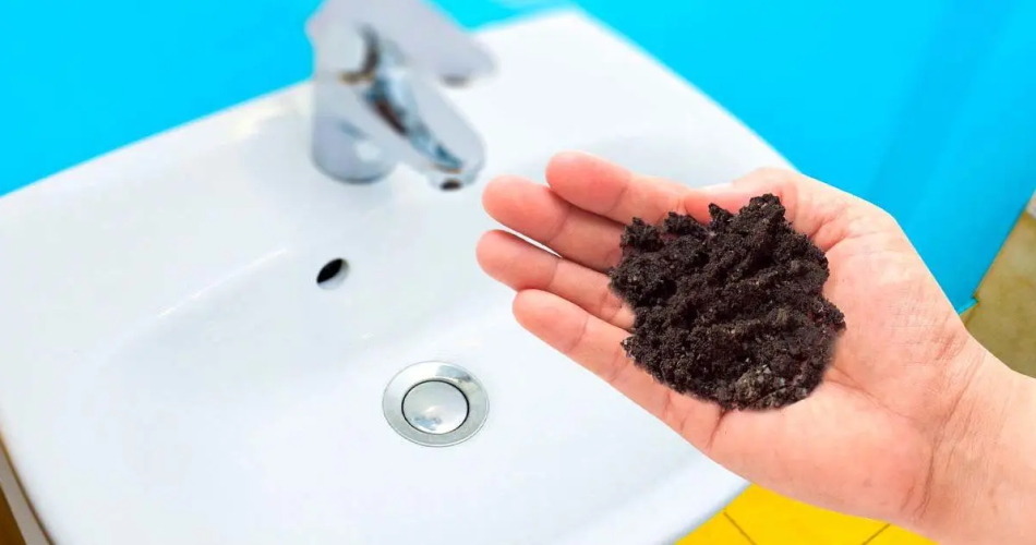 Wie reinigt man Badezimmerabflüsse mit Kaffee?