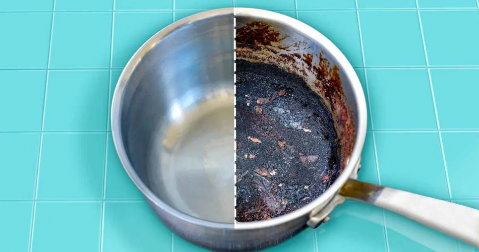 Wie reinigt man verbrannte Milch auf dem Herd und in der Pfanne?