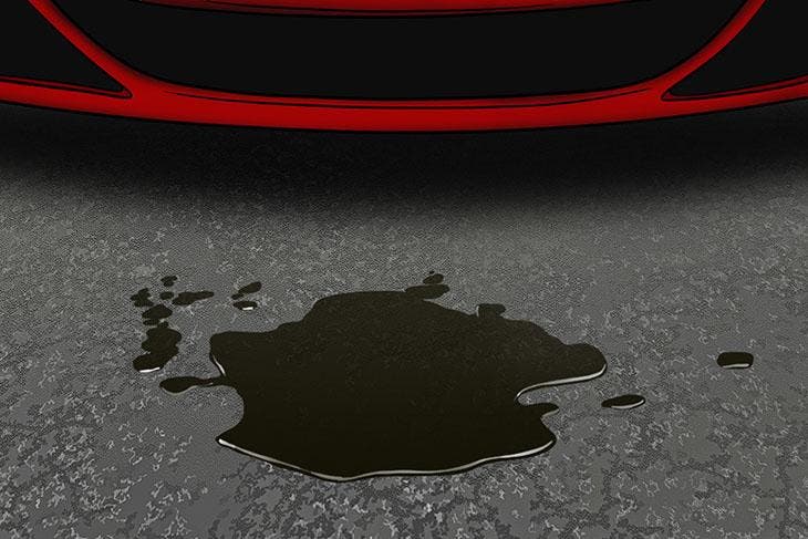 Motorölleck im letzten Gang