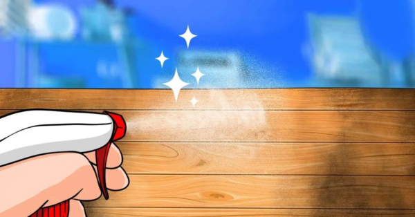 Wie stellt man ein Spray her, das verhindert, dass Staub an Oberflächen haften bleibt?