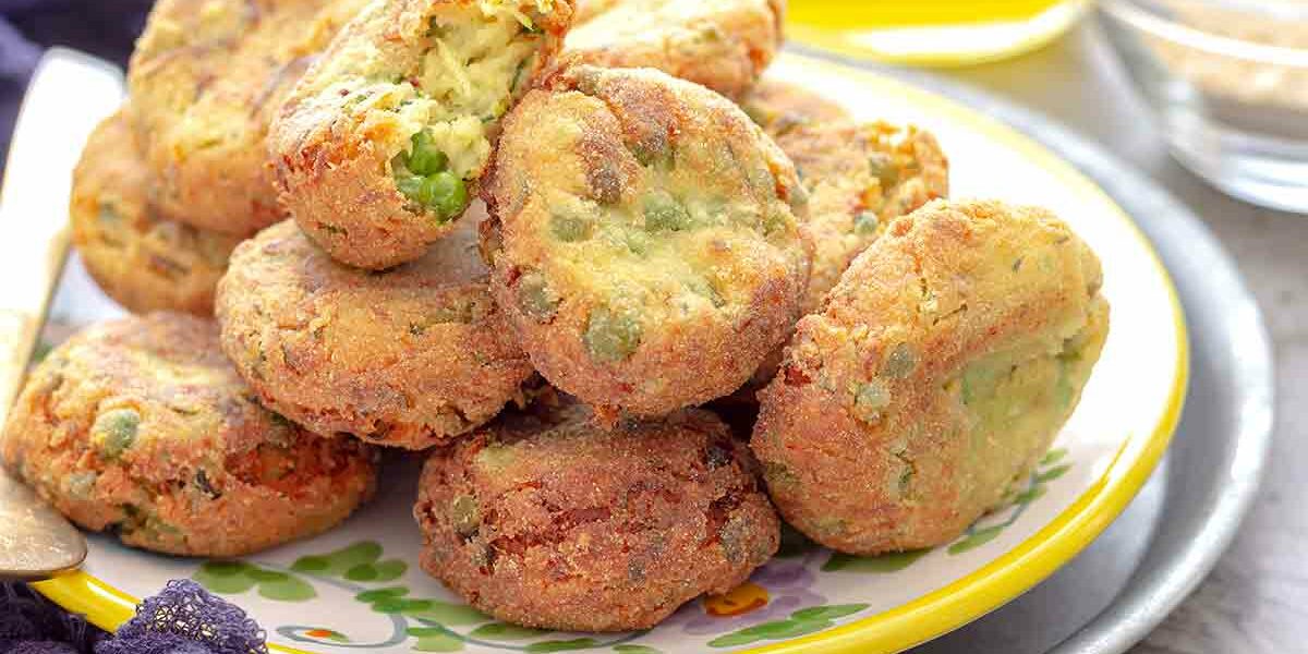 Wunderbare Klöße mit Erbsen und Zucchini, exquisite Salzhappen!