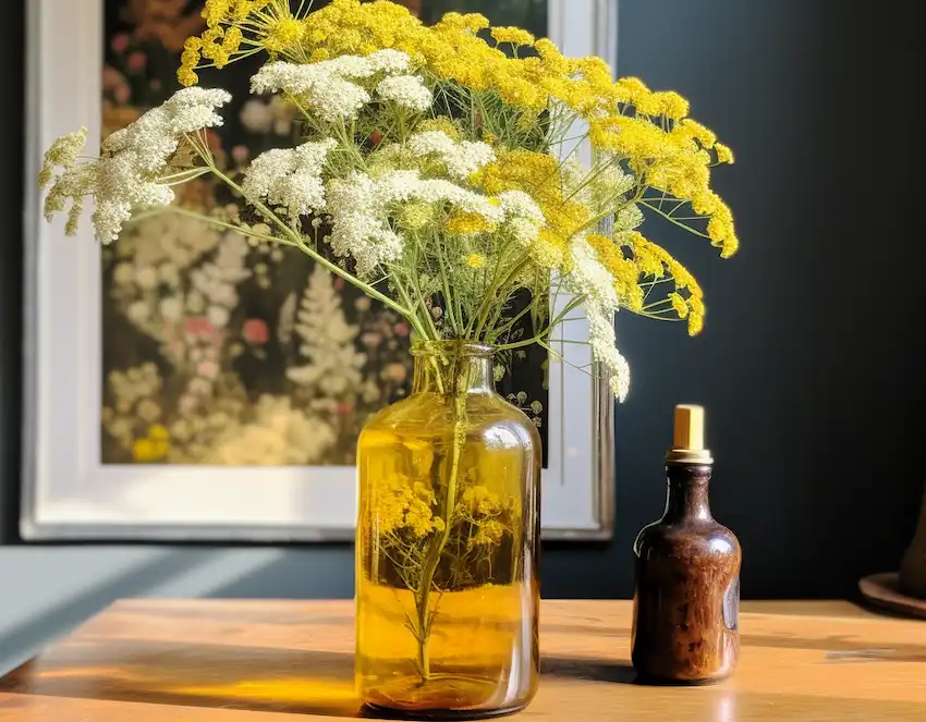 eine Flasche Achillea millefoliumöl