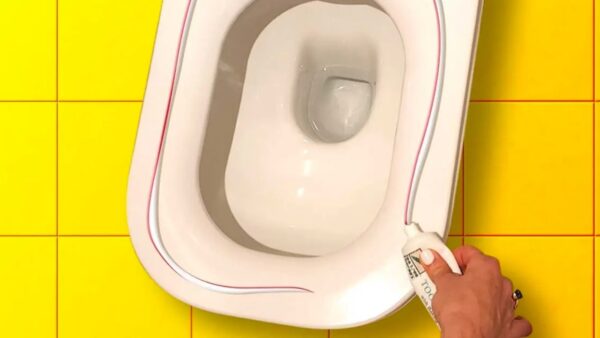 Zahnpasta auf dem Toilettensitz löst ein großes Problem: Sehen ist Glauben