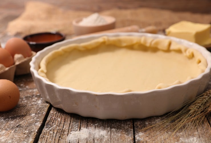 Terrine mit Mürbeteig