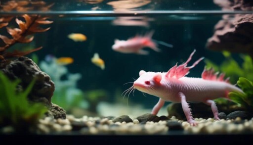 perfect home for axolotls