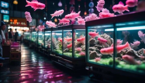 japanese fascination with axolotls