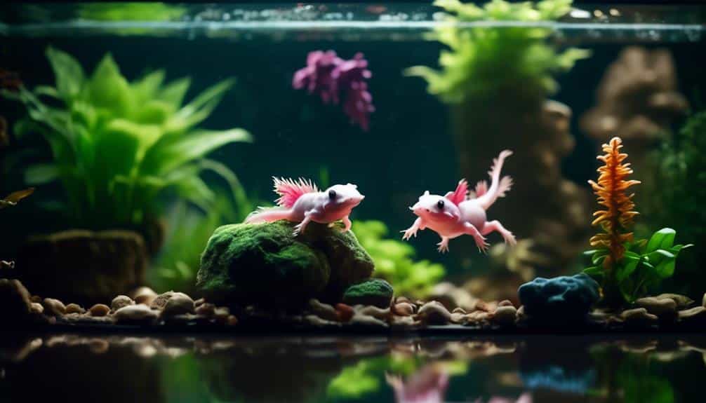 promoting axolotl jumping habits