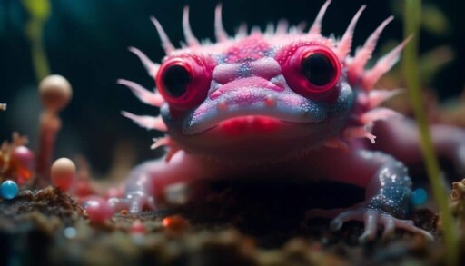 axolotl eye growth process