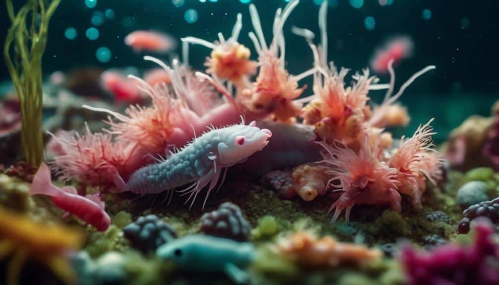 diverse diets for axolotls