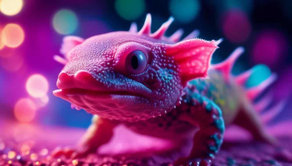 unique pigmentation in axolotls
