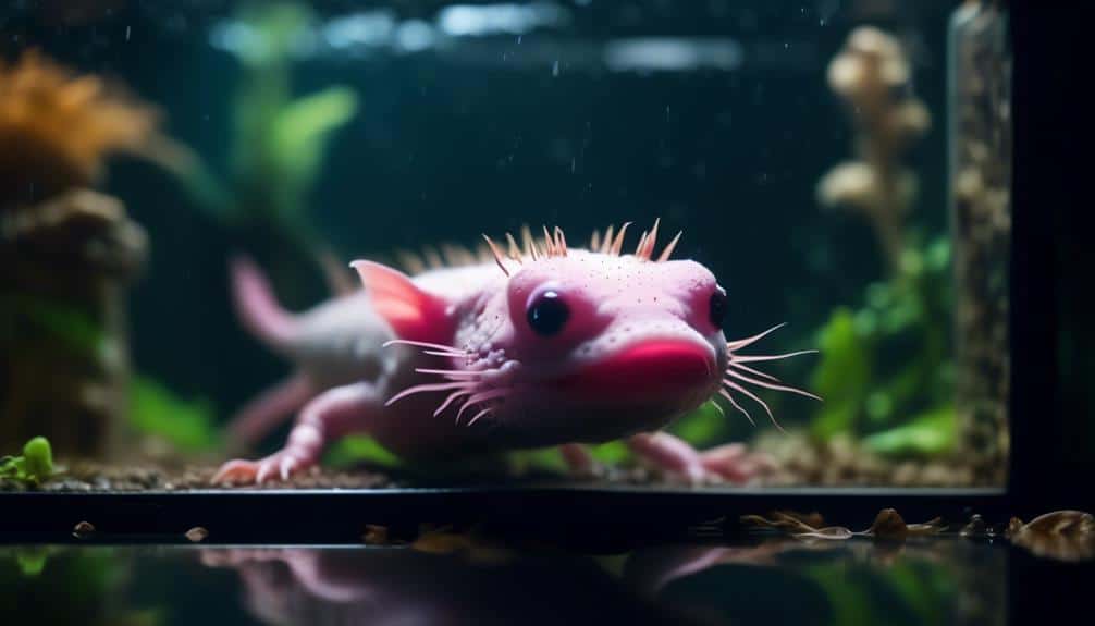 vision problems in axolotls