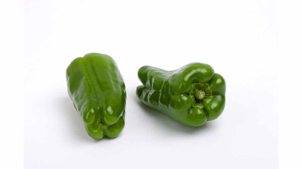 Green Bell peppers