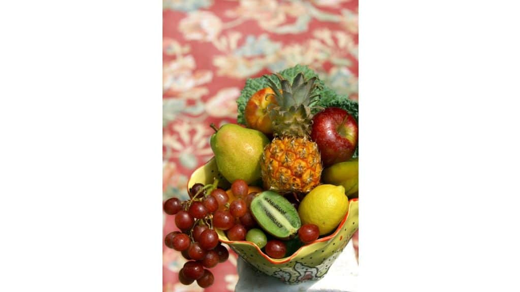 various fruits in bowl