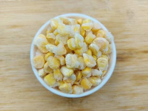 Frozen sweetcorn 