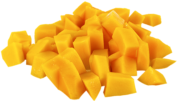 Fruit, Mango, Parts, Png, Yellow