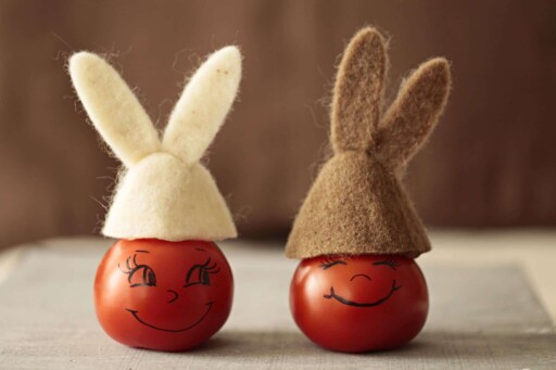 tomatoes with rabbits 