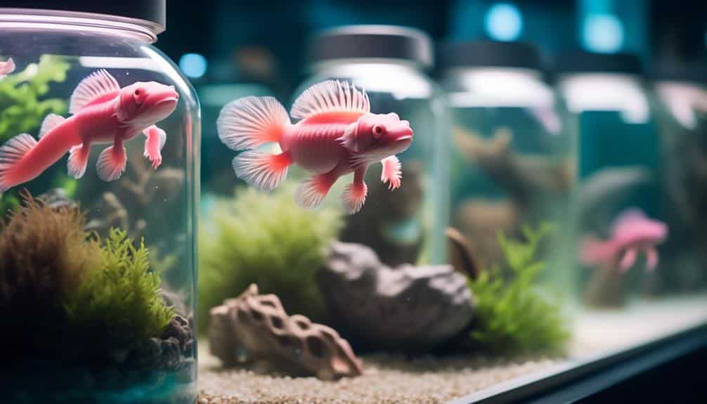 limited axolotl breeding population