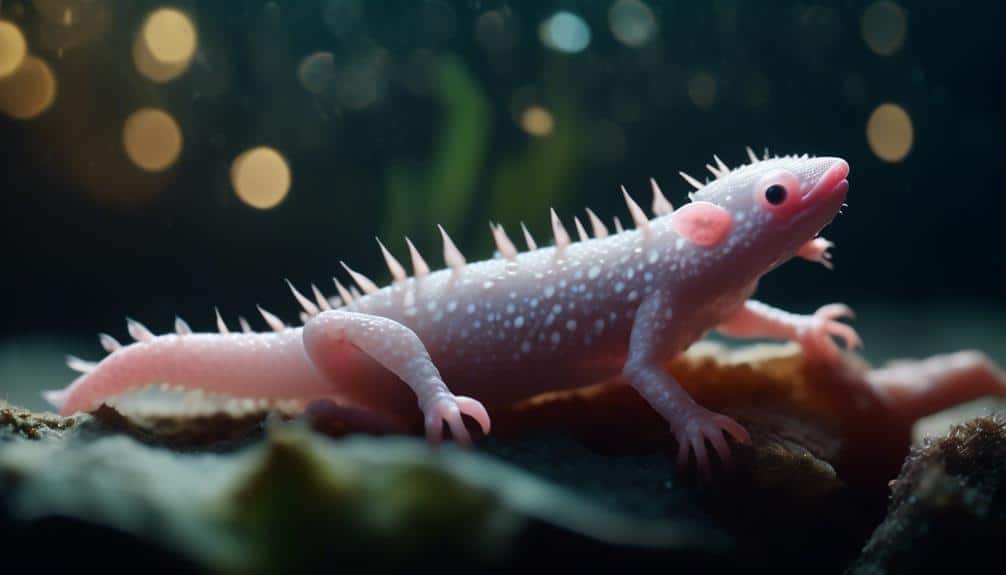 delicate axolotls need protection