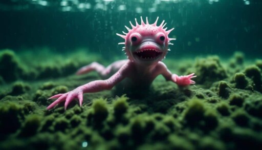swimming with axolotls dangers