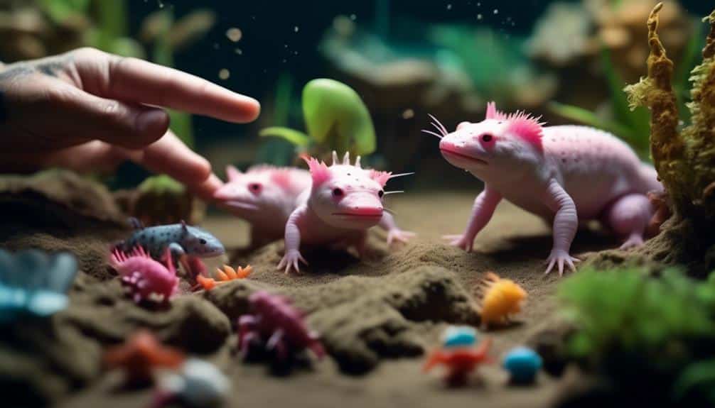 axolotl friendly activities sans touching