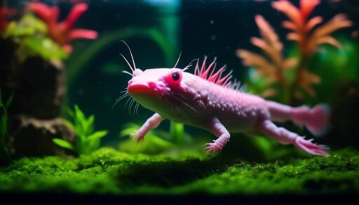 axolotl tank lighting tips