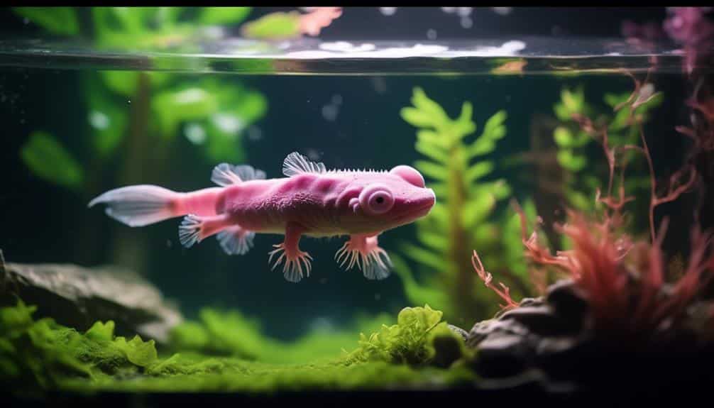 axolotl tank filter maintenance