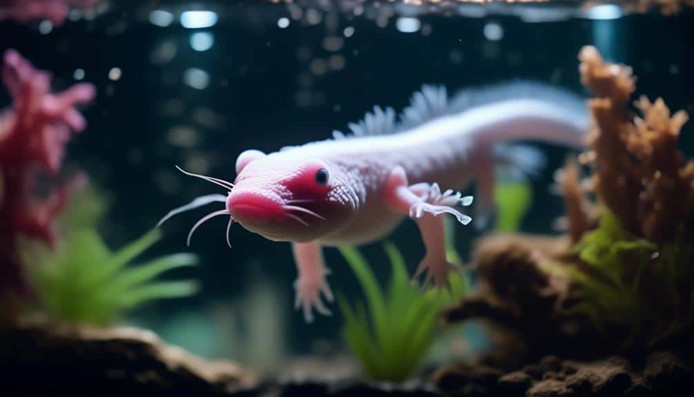 axolotl tank filtration importance