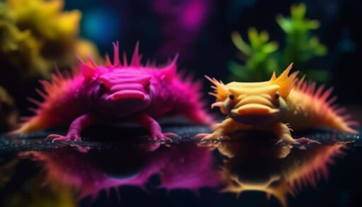 axolotl s natural color variations