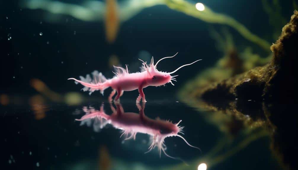 axolotl s buoyant swimming ability