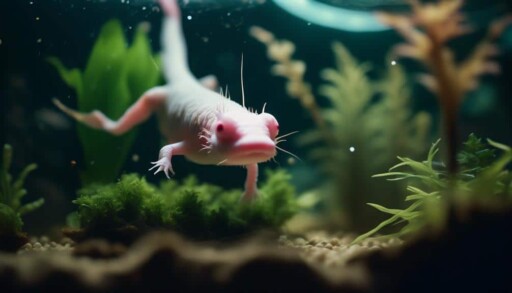 axolotls floating after death