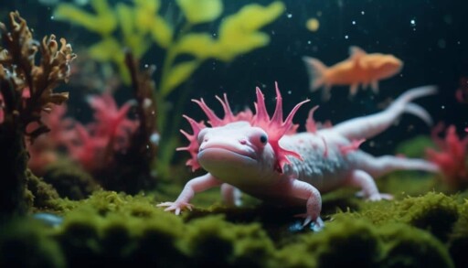 observing axolotl behavior patterns