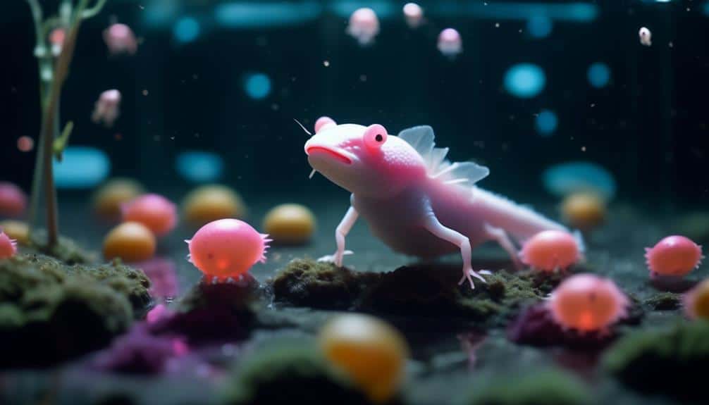 axolotl egg laying mystery