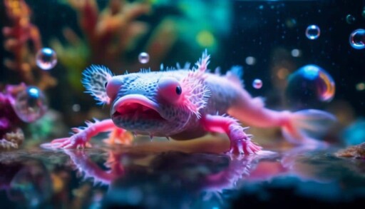 Do Axolotls Like Bubbles