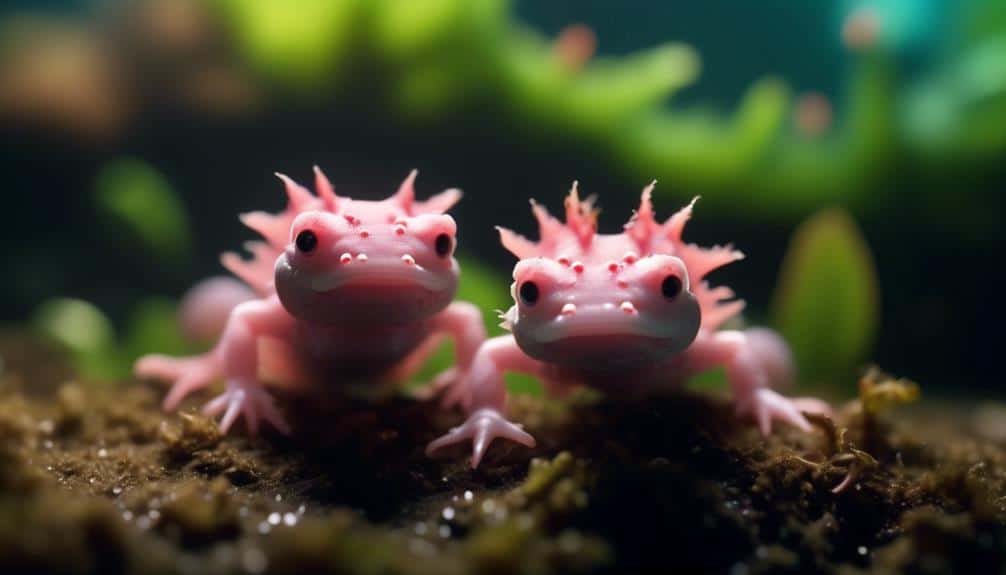axolotl hatchling growth rates