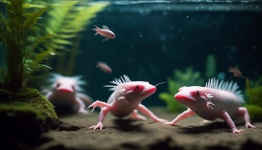 wild vs captive axolotl sizes