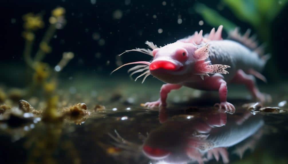 smell in axolotl s behavior