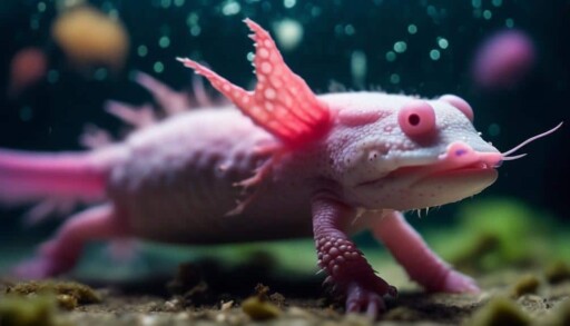 weight differences in axolotls