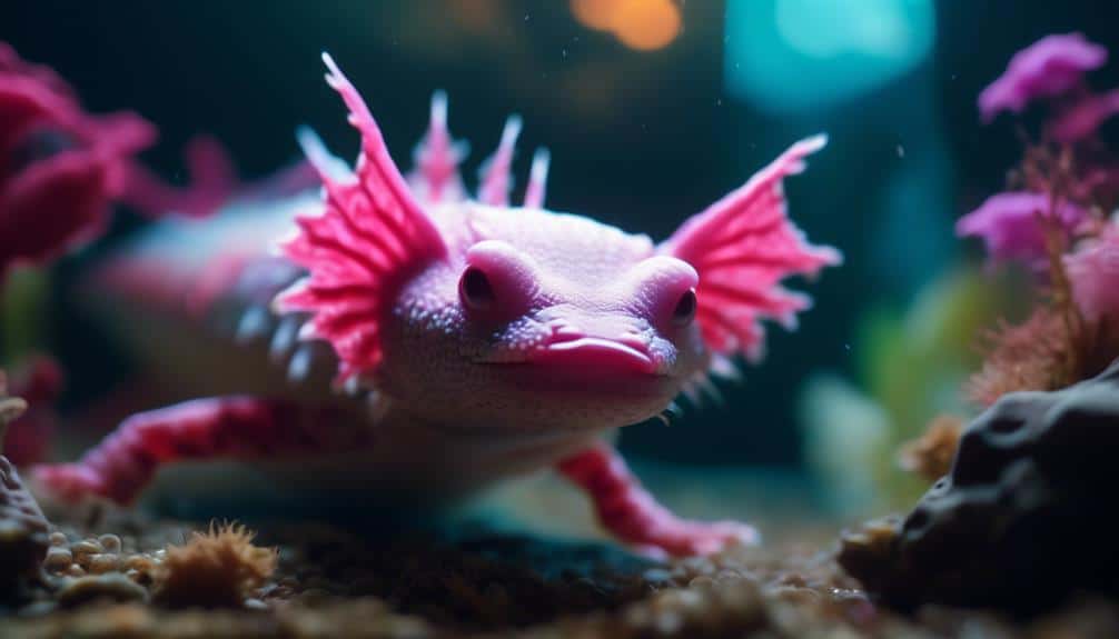 diverse axolotl hybrid varieties