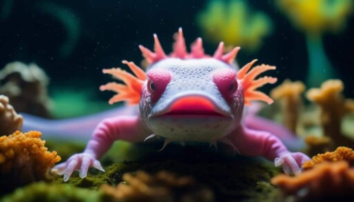 unusual genetic mutations in axolotls