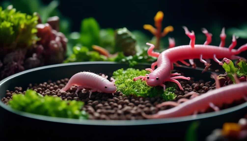 axolotl food options explained