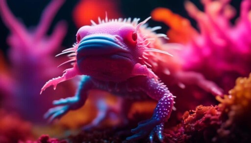 axolotl gills natural color