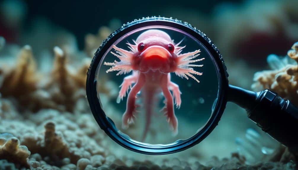 water quality analysis for axolotl gills