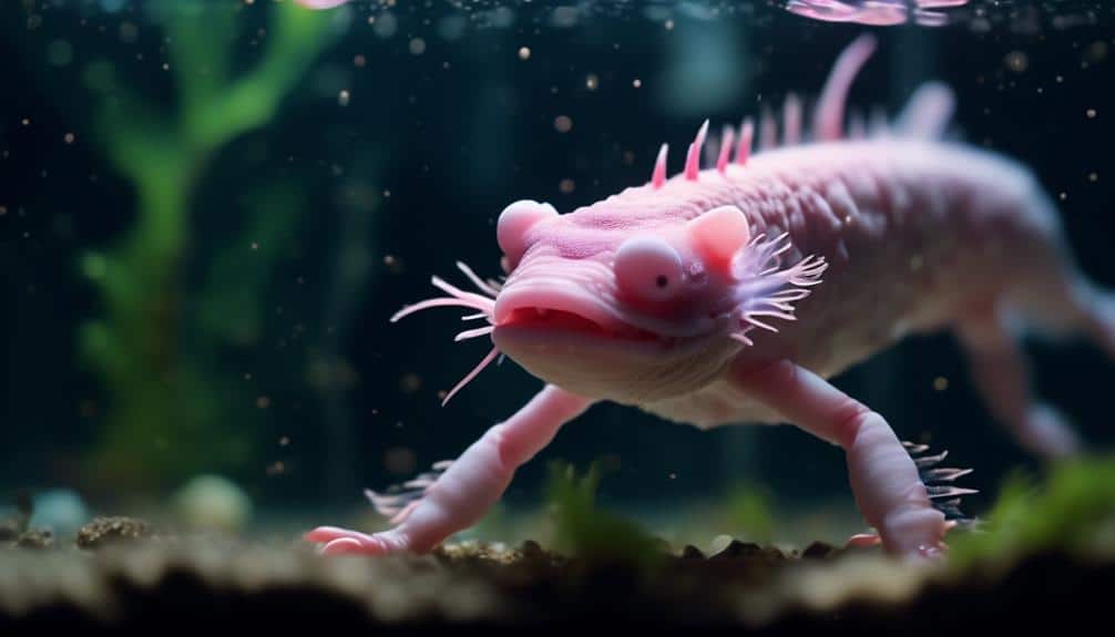 study axolotl behavior patterns