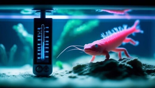 optimal temperature for axolotls
