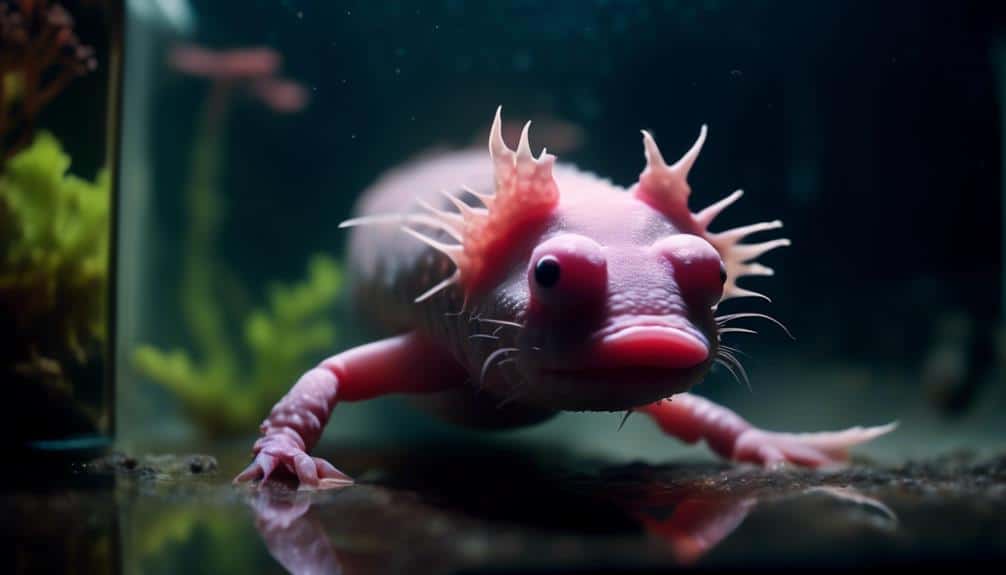 axolotl stress behavioral indicators