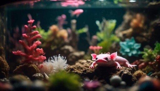 axolotl stress and environment