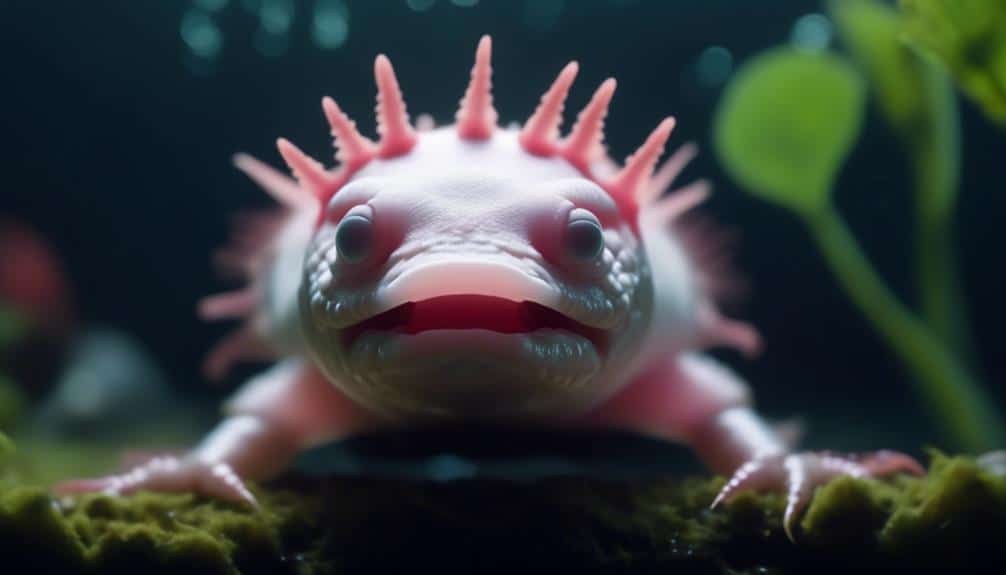 axolotl stress symptoms observed