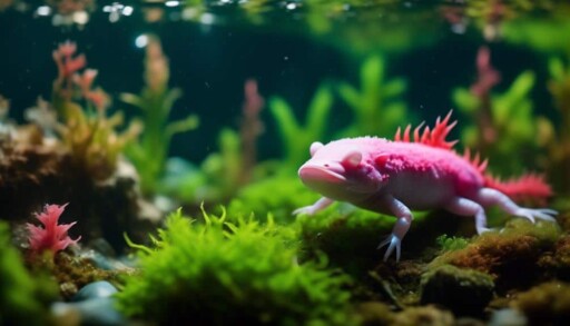 algae s effect on axolotls