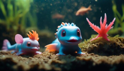 comparing mudkip and axolotl