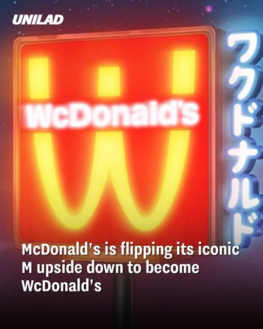 McDonald’s is flipping its iconic M upside down to become WcDonald’s